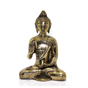Metal Buda Biblosu 17 Cm Dekoratif Hediyelik
