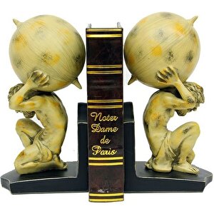 Kitap Tutucu Atlas Kitap Stoperi Dekoratif Hediyelik