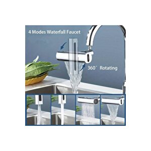 Akıllı Musluk 4fonksiyonlu Ayarlanabilir Mutfak Armatür Lüx Musluk Başlığı Çeşme Lavabo