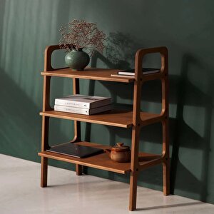 Suono Ahşap Kitaplık Ve Raf Sistemi, 90x75, Tik Renk, Cpt4649-75 Tik