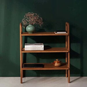 Suono Ahşap Kitaplık Ve Raf Sistemi, 90x75, Tik Renk, Cpt4649-75 Tik