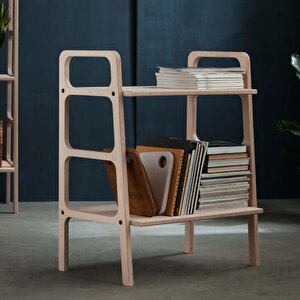 Foresta Ahşap Kitaplık, Natural Renk 75 X 40, Cpt4656-75