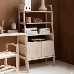Alba Ahşap, 75x40, Kitaplık Ve Raf Ünitesi Natural Renk, Cpt4673-75 Natural