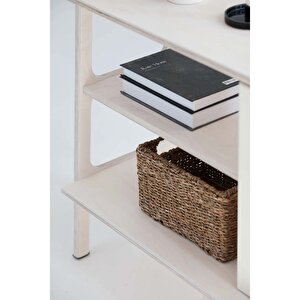 Rovere Ahşap, 120x90, Dolap Ve Kitaplık, Beyaz Renk, Cpt4653-120