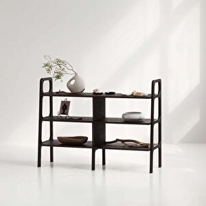 Monte Ahşap Kitaplık, 120x90, Ceviz Renk Cpt4655-120