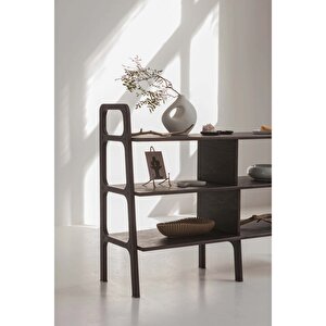 Monte Ahşap Kitaplık, 120x90, Ceviz Renk Cpt4655-120