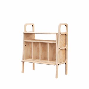 Resonate Ahşap Kitaplık Ve Pikap Standı, 90x75, CPT4647-75