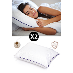 2 Adet Climate Nano Jel Yastık Otel Yastığı 50x70 Cm %100 Pamuk Dış Kumaş