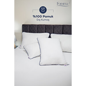 Formeya 2 Adet Climate Nano Jel Yastık Otel Yastığı 50x70 Cm %100 Pamuk Dış Kumaş