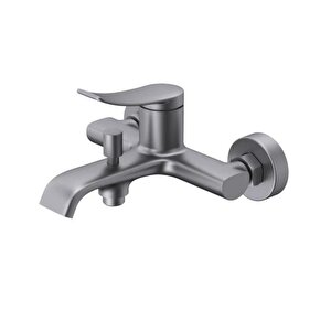 Lua Banyo Armatürü - Metalik Gri
