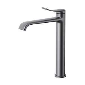 Lua Uzun Lavabo Armatürü - Metalik Gri