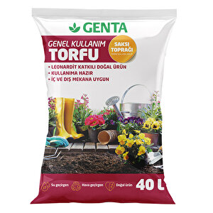 Genel Kullanım Torfu Toprağı 40 Lt - Saksı Toprağı