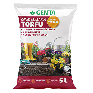 Genel Kullanım Torfu Toprağı 5 Lt - Saksı Toprağı