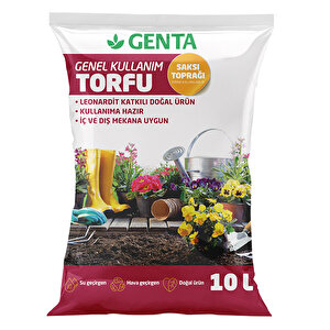 Genel Kullanım Torfu Toprağı 10 Lt - Saksı Toprağı
