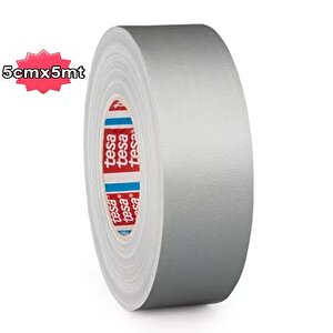 Tesa Kamera Bandı 5metre Tesa 4671 Gaffer Bant Gri Bez Sabitleme Bandı 50 mm