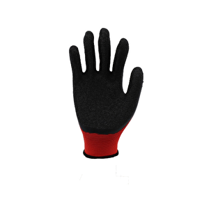 Latex Eldi̇ven Kirmizi Si̇yah Ysr-l04 No:10 ( 12 Adet )