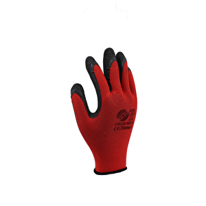Latex Eldi̇ven Kirmizi Si̇yah Ysr-l04 No:10 ( 12 Adet )