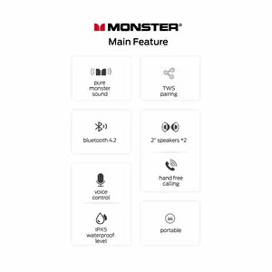 Monster Superstar S310 Taşınabilir Kablosuz Hoparlör 30w