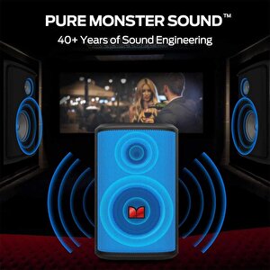 Monster Sparkle Bluetooth Taşınabilir Kablosuz Hoparlörler 80w