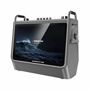 Monster Superstar 800 2 Mikrofonlu Hepsi Bir Arada Bluetooth Karaoke Sistem Hoparlörü 200w