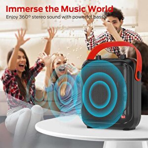 Monster Taşınabilir Fm Radyolu Bluetooth Hoparlör 40w