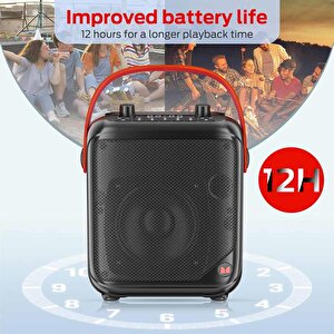 Monster Taşınabilir Fm Radyolu Bluetooth Hoparlör 40w