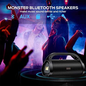 Monster Adventurer Max Boombox Çift Subwoofer'lı Ipx7 Su Geçirmez Bluetooth Hoparlör 60w