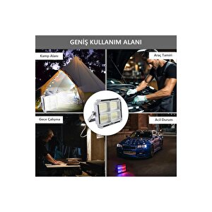 Seyyar Solar Led Projektör Cata 200w Güneş Enerjili Portatif Led Işık Taşınabilir Sokak Aydınlatması