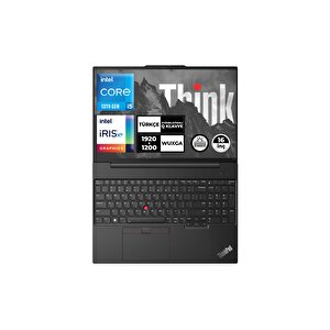 Thinkpad E16 Gen 1 I5-1335u 16gb 1tb Ssd 16" Wuxga Fdos Bilgisayar 21jqs1ttzx005