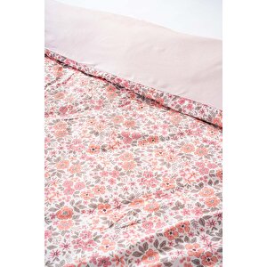 Pembe Bahar Çift Kişilik Nevresim Takımı