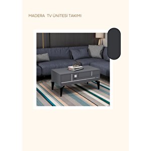 Madera Orta Sehpa Antrasit-Gümüş