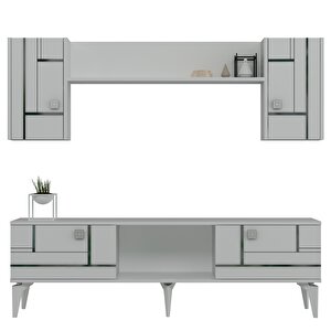 Madera 150 Cm Tv Üni̇tesi̇ Takimi Beyaz-Gümüş