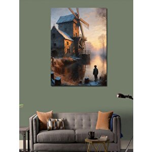 Kanvas Tablo Yel Değirmeni 100x140 cm