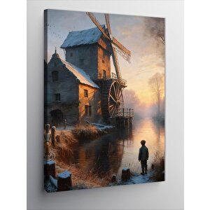 Kanvas Tablo Yel Değirmeni 50x70 cm