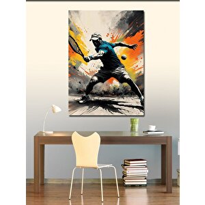 Kanvas Tablo Tenis Oynayan Adam 70x100 cm