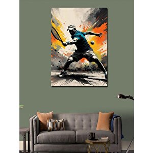 Kanvas Tablo Tenis Oynayan Adam 70x100 cm