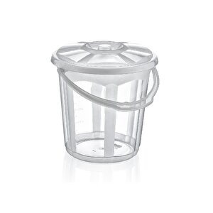 Dünya Style Küçük Kova - Su Kovası 5 Lt. Yükseklik:21cm.
