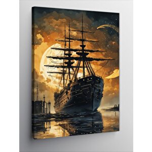 Kanvas Tablo Devasa Gemi 50x70 cm