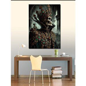 Kanvas Tablo Kral İskelet 70x100 cm