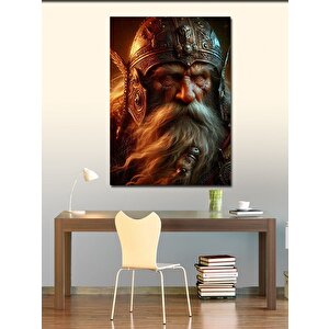 Kanvas Tablo Zırhlı Şovalye 70x100 cm