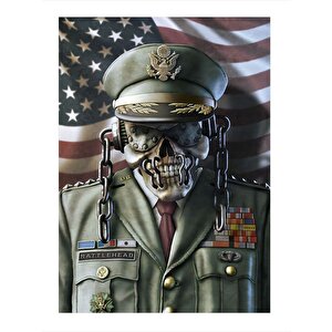 Megadeth İskelet Modern Mdf Tablo 35cm X50cm 35x50 cm