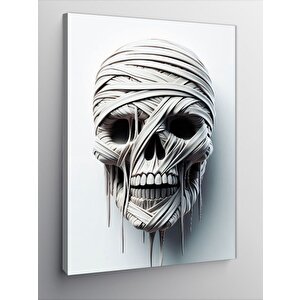 Kanvas Tablo Mumya İskelet 50x70 cm