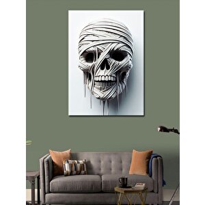 Kanvas Tablo Mumya İskelet 50x70 cm