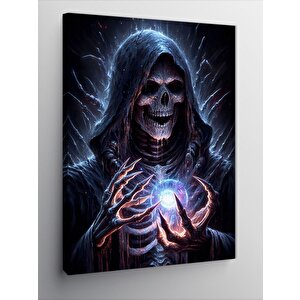 Kanvas Tablo Büyücü İskelet 70x100 cm