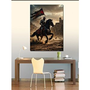 Kanvas Tablo Şövalye 50x70 cm
