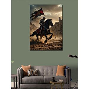 Kanvas Tablo Şövalye 50x70 cm