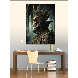 Kanvas Tablo Kral İskelet 50x70 cm