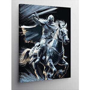 Kanvas Tablo Kara Şövalye 70x100 cm