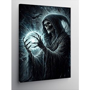 Kanvas Tablo Büyücü İskelet 50x70 cm