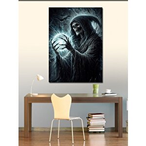 Kanvas Tablo Büyücü İskelet 50x70 cm